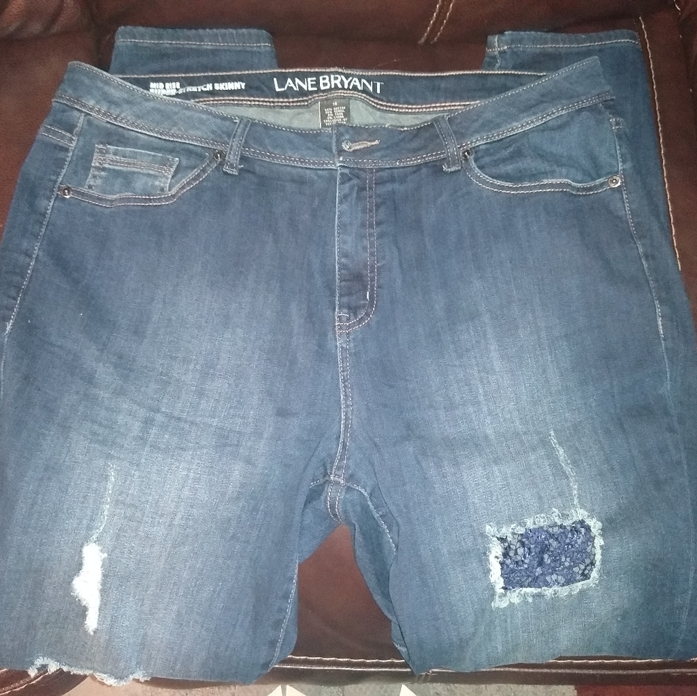 Lane Bryant Super Stretch Skinny Jeans Sz 18